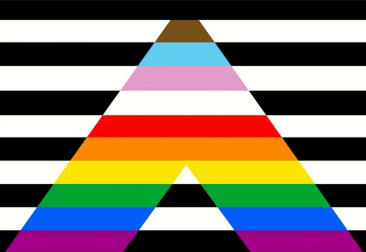 Straight ally flag